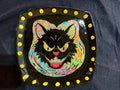Black cat plate